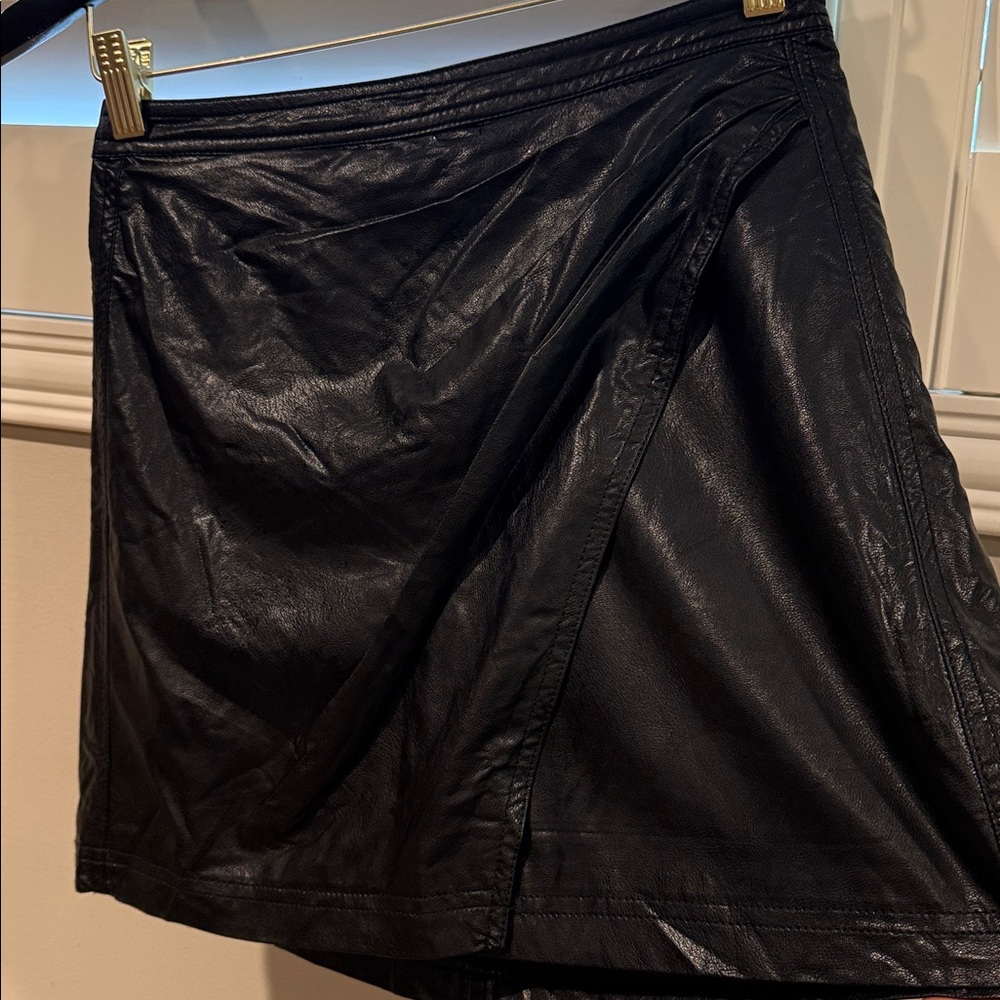 Free People Black Mini Skirt